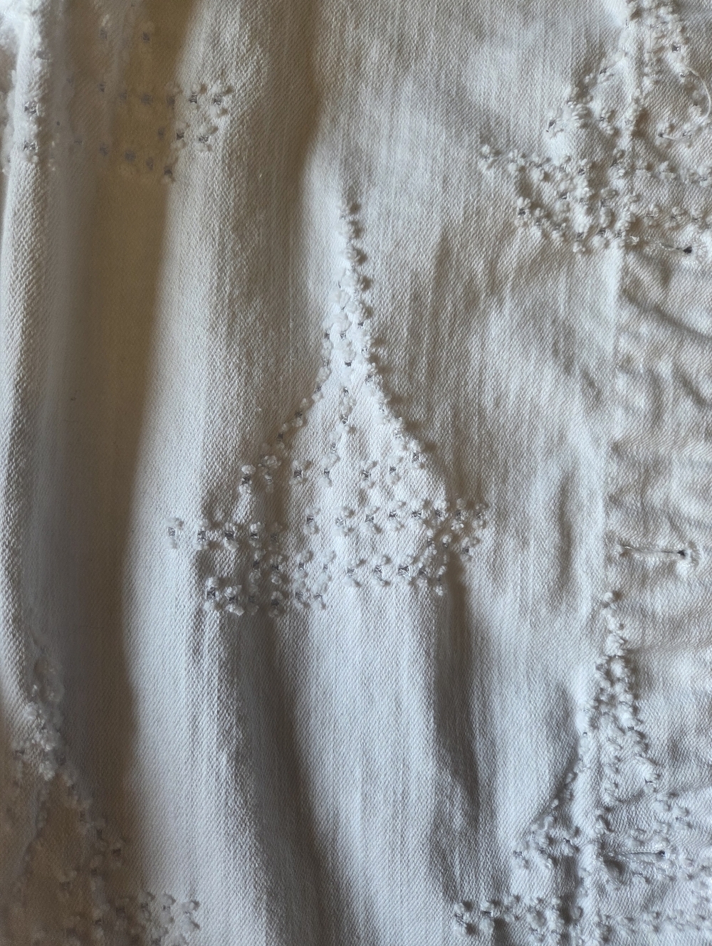 Alfred Dunner White Jean Jacket 12 Petite - Picture 4 of 7